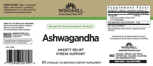 Whp Ashwagandha 1100 mg 60 Cápsulas