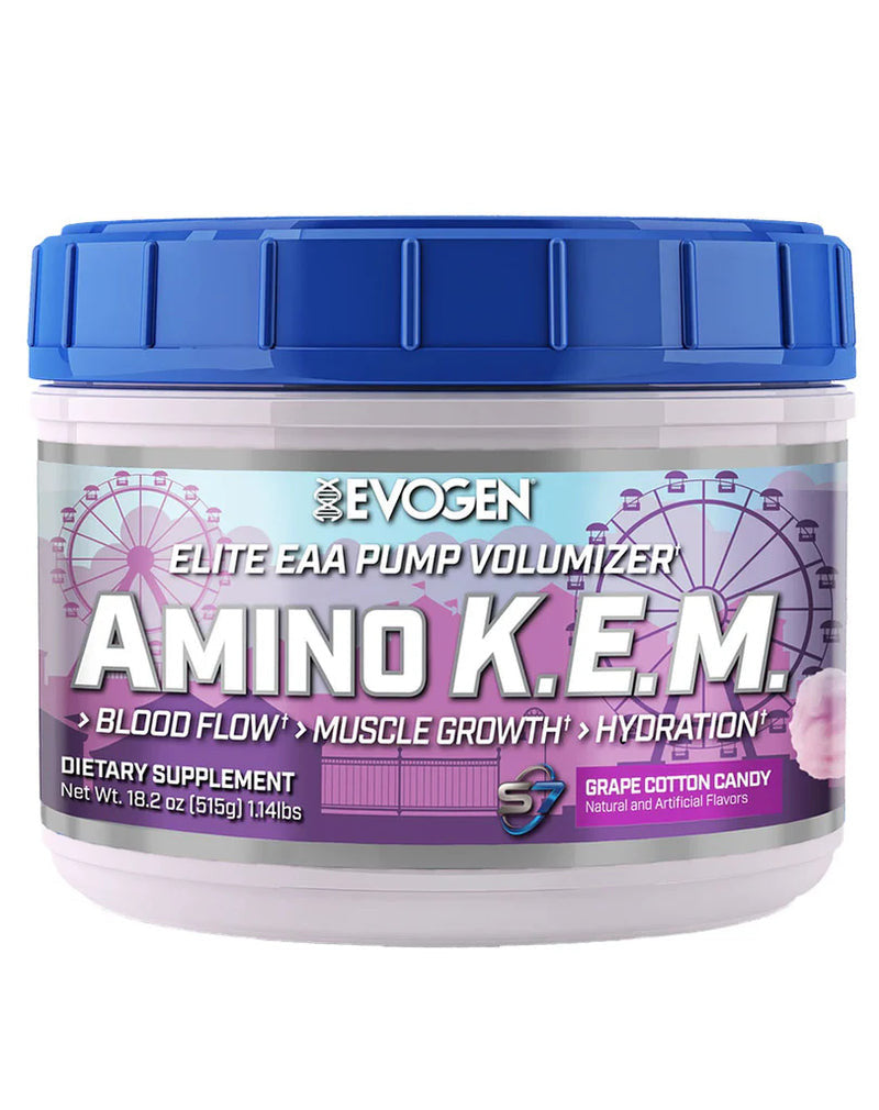 Evogen Amino K E M EAA 30 Porciones Grape Cotton Candy