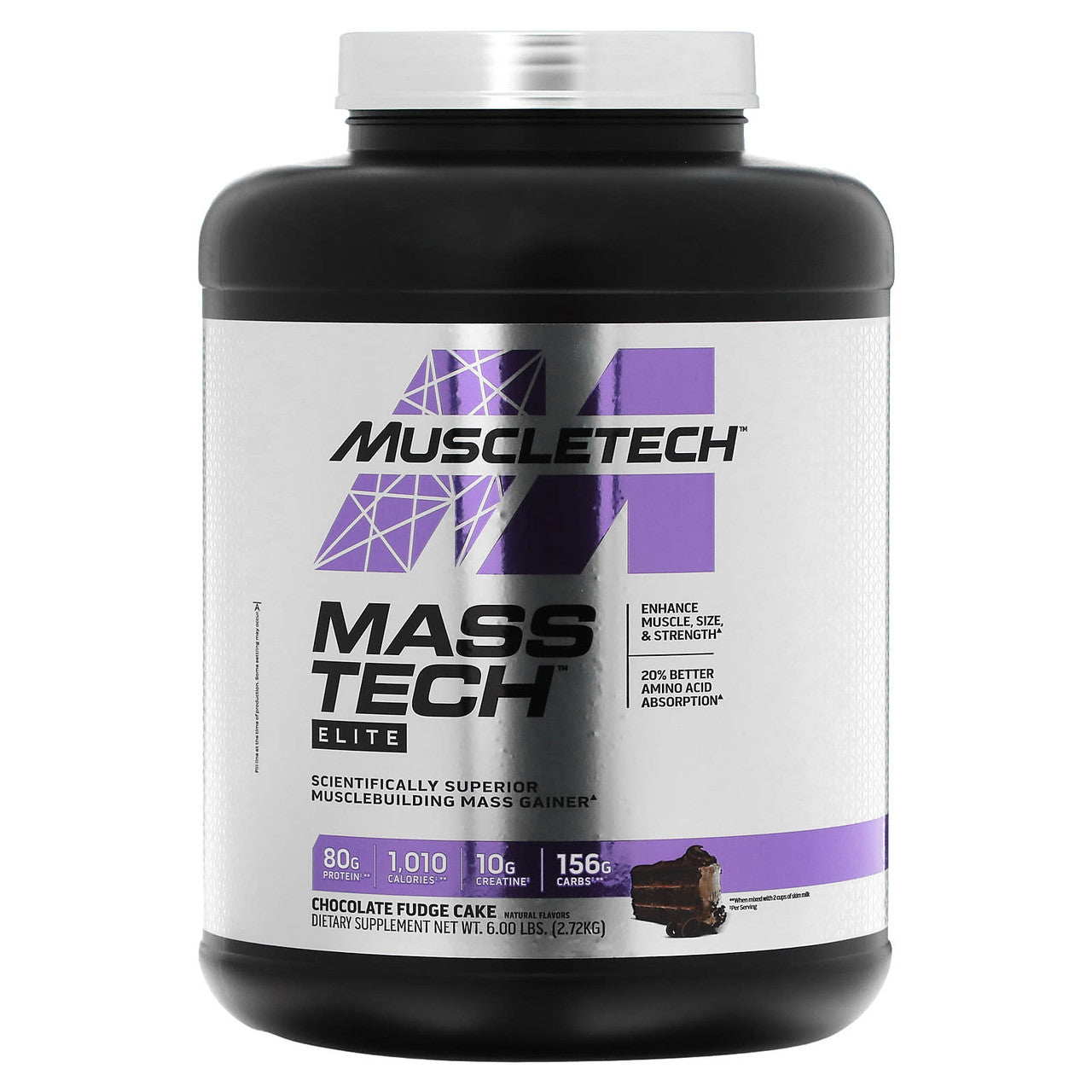 Muscle Tech Mass Tech Elite 6 Libras Chocolate Fudge Cake