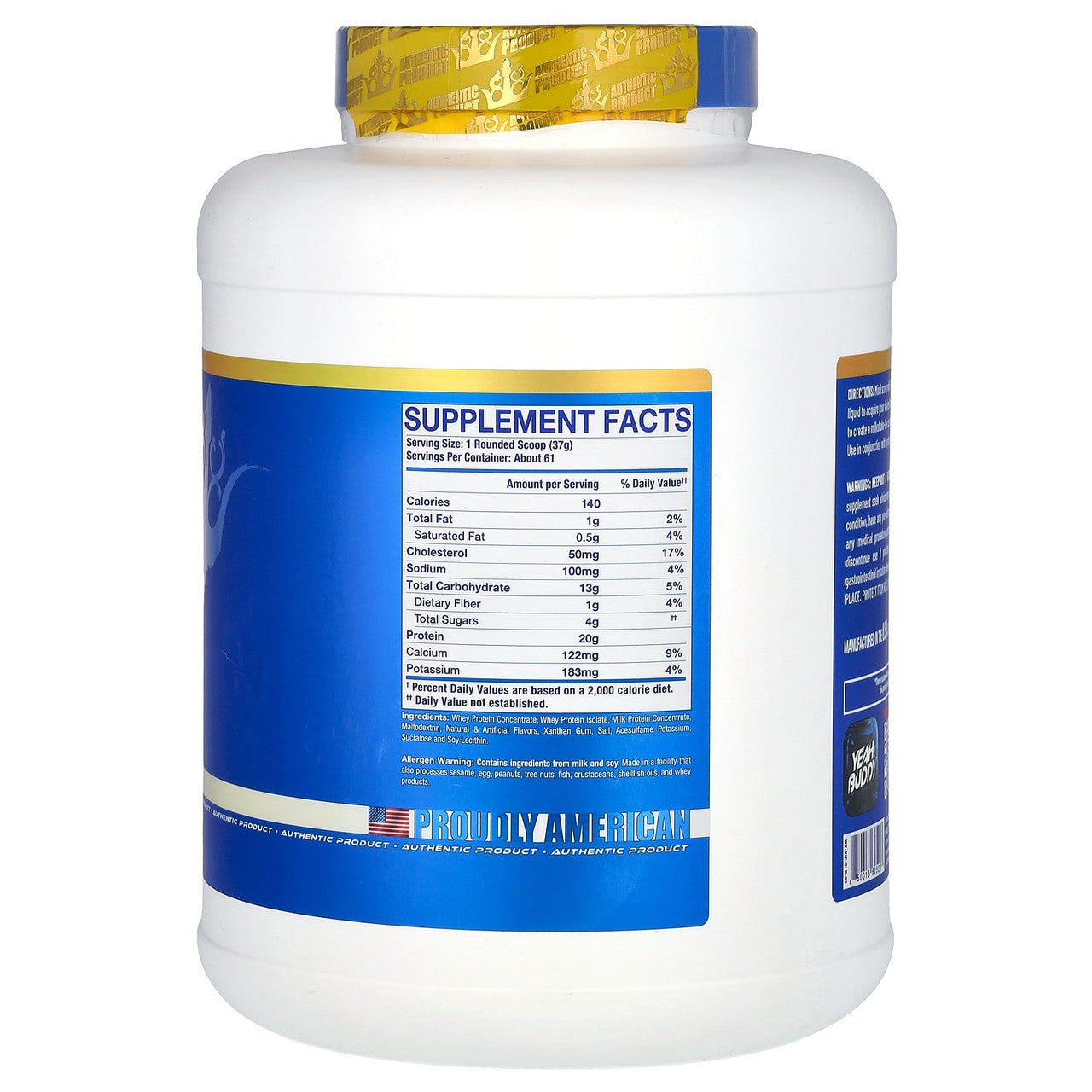 Ronnie Whey Xs 5 Libras Vainilla Ice Cream 17