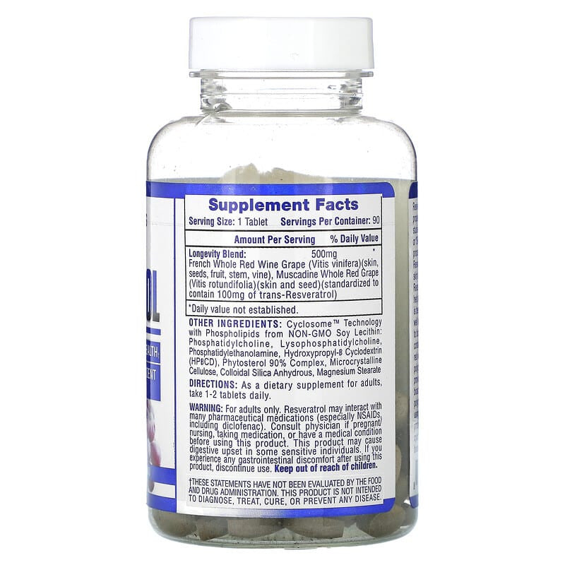 High Tech Pharma Resveratrol 90 Unidades