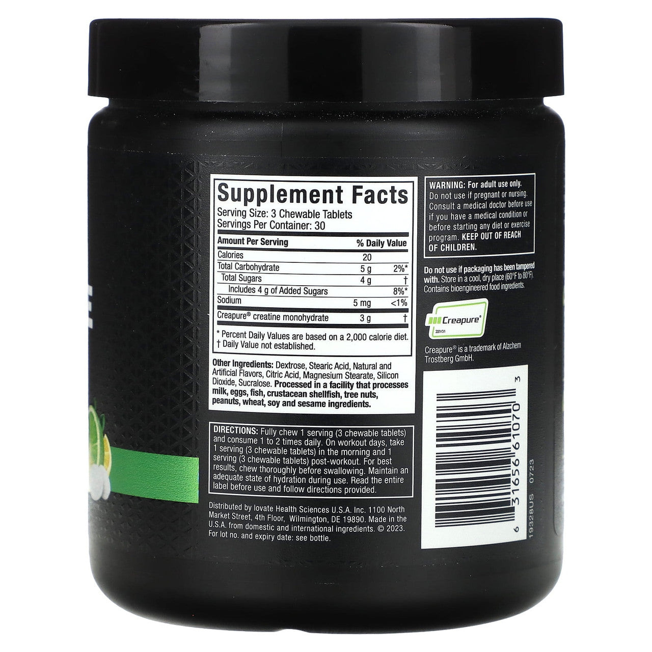 Muscle Tech Creatina Chews 90 Cápsulas Citrus Burst