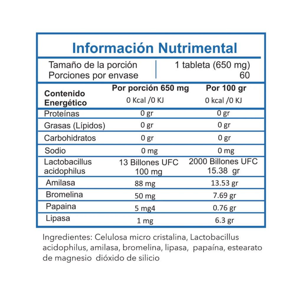 Ess Probiotic 25 650Mg 60 Cápsulas