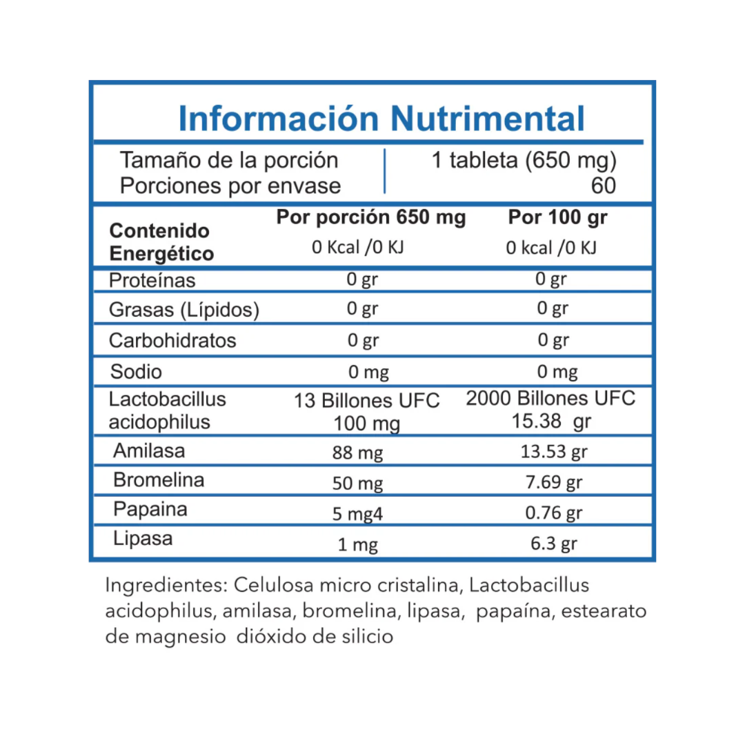 Ess Probiotic 25 650Mg 60 Cápsulas
