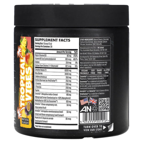 Applied Nutrition Abe Ultimate Pre - Entreno 30 Porciones Tropical Vibes
