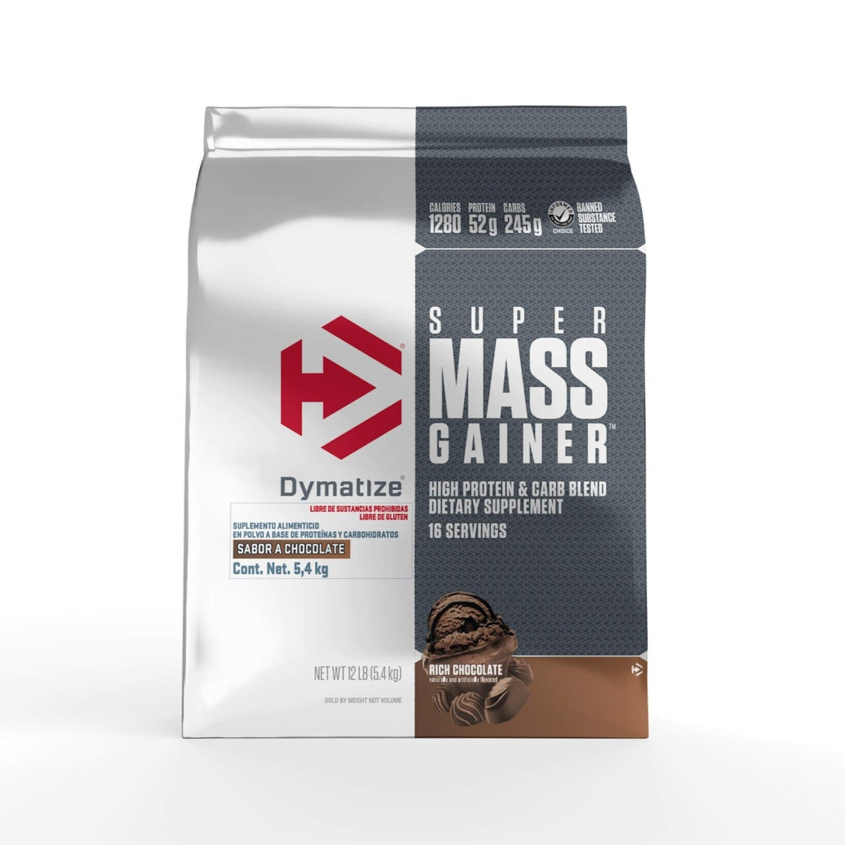 Dymatize Super Ganador de Masa 12 Libras Chocolate