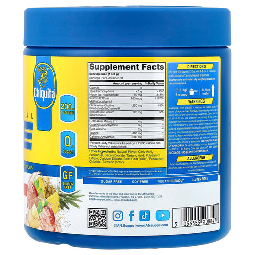 An Applied Nutrition Abe Essentials 30 Porciones Chiquita Pineaplle Strawberry