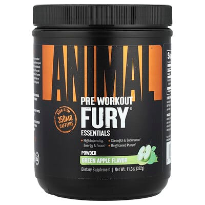 Universal Animal Fury 20 Porciones Green Apple