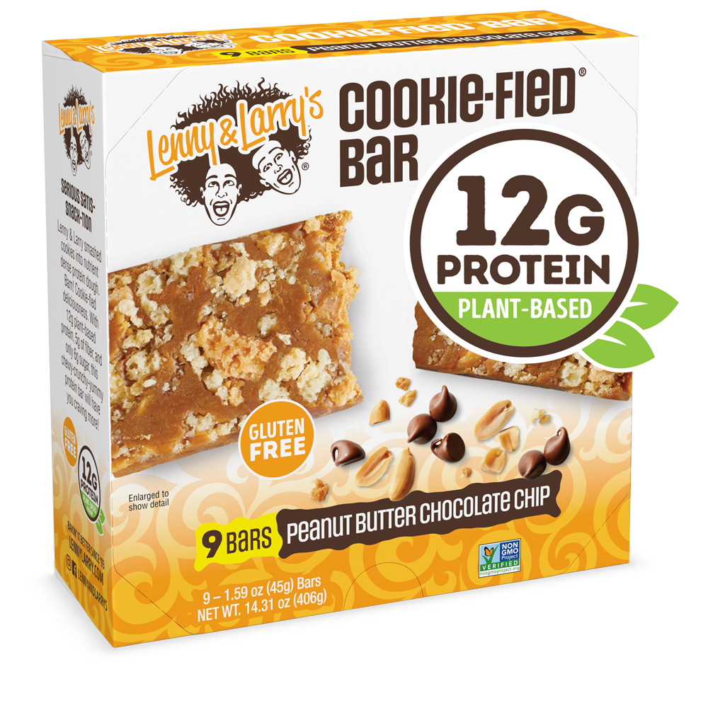 Lenny y Larry´S Complete Cookie Fied 9 Bars Peanut Butter Chocolate Chip