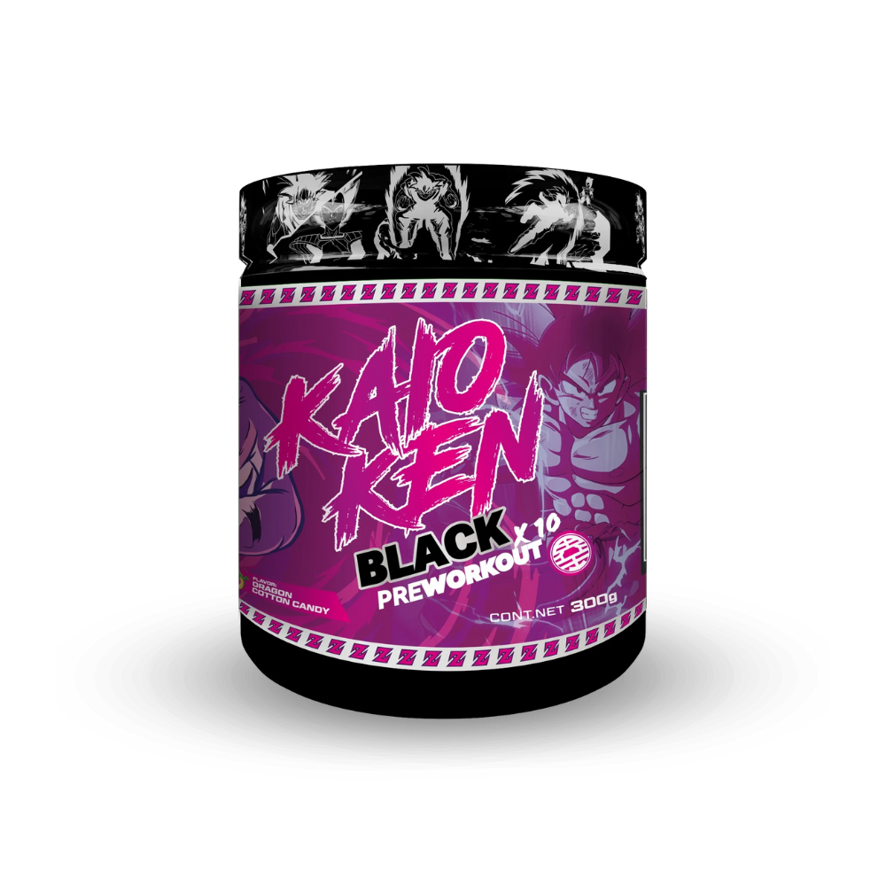 Sl Pre-Entreno Kaioken Black 30 Porciones Dragon Pharma Frambuesa 300Grs