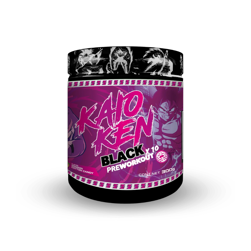 Sl Pre-Entreno Kaioken Black 30 Porciones Dragon Pharma Frambuesa 300Grs