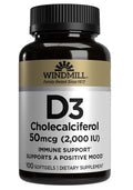 Whp D3 2000 Iu 50 Mcg 100 Cápsulas Blandas