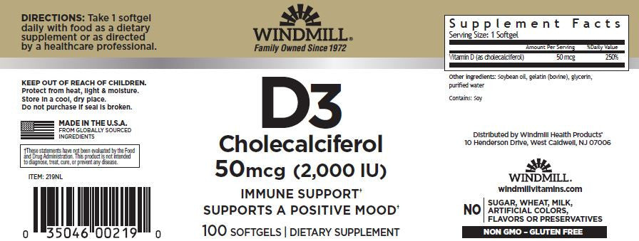 Whp Vitamin D3 2000 Iu Masticable 60 Tabletas Sunshine