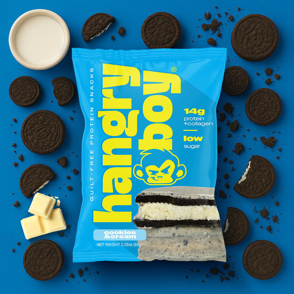 Hangry Boy 65 Grs 12 Paquete Cookies Cream