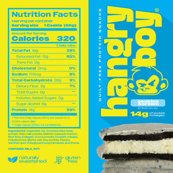 Hangry Boy 65 Grs 12 Paquete Cookies Cream