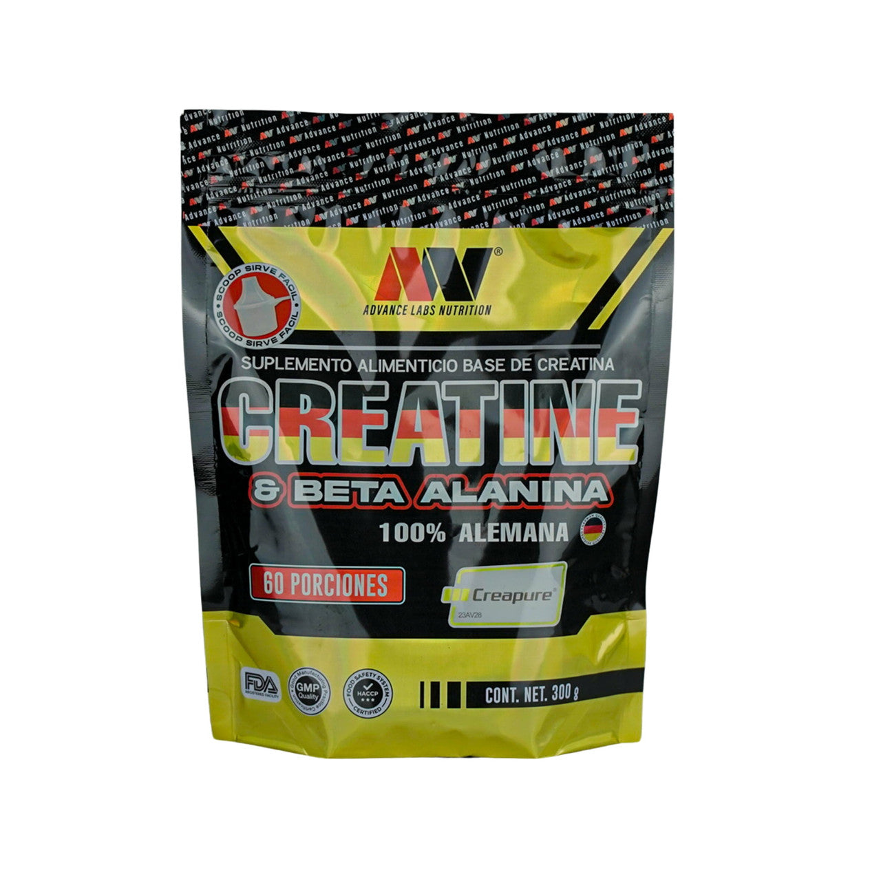 Advance Creatina y Beta Alanina 300 Grs