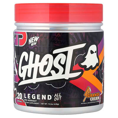 Ghost Legend All Out Pre - Entreno 20 Porciones Strawbango Sabor
