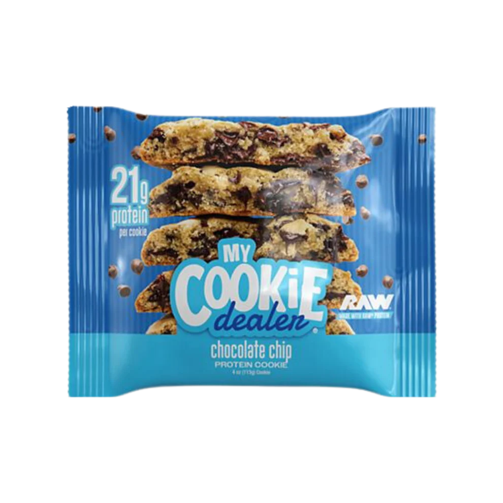 Raw My Cookie Dealer 113 g 12 Paquete Chocolate Chip