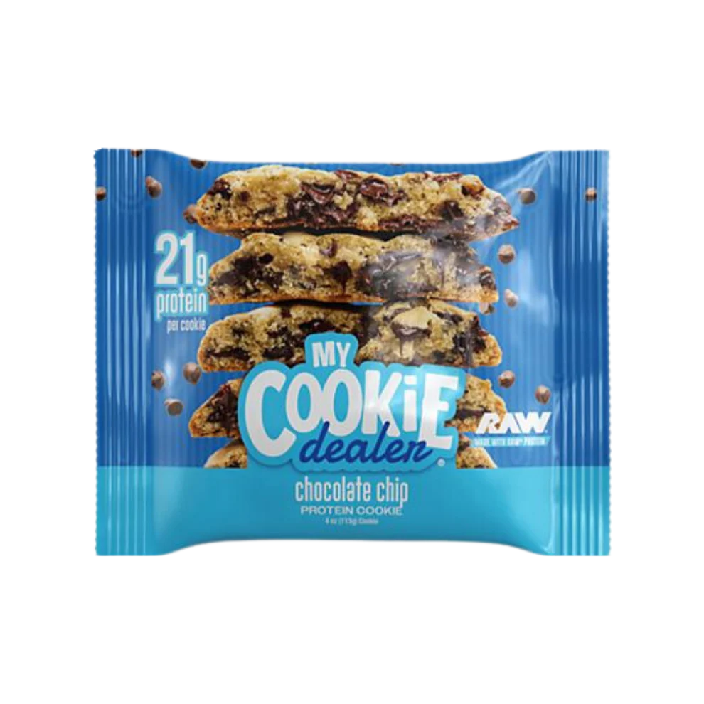 Raw My Cookie Dealer 113 g 12 Paquete Chocolate Chip