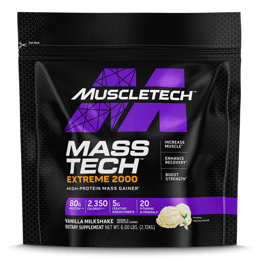 Muscle Tech Mass Tech 12 Libras Extreme 2000 Vainilla
