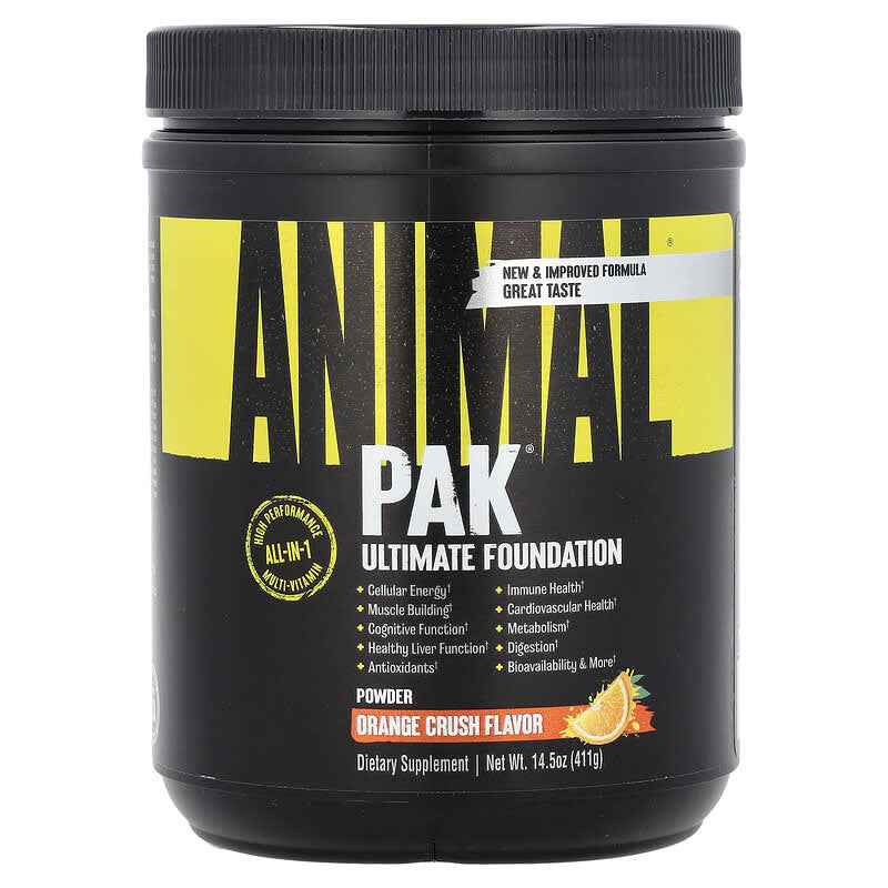 Universal Animal Pak Powder 30 Porciones Orange