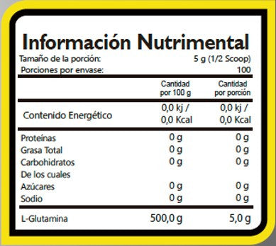 Bhp Glutamina Ultra 500 Gms