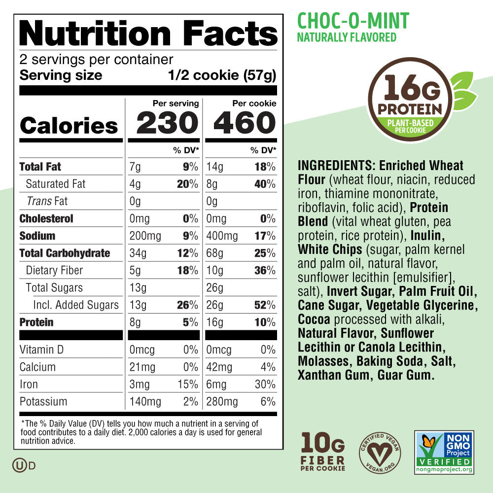 Lenny y Larry´S Complete Cookie 12 Cookies Choc O Mint
