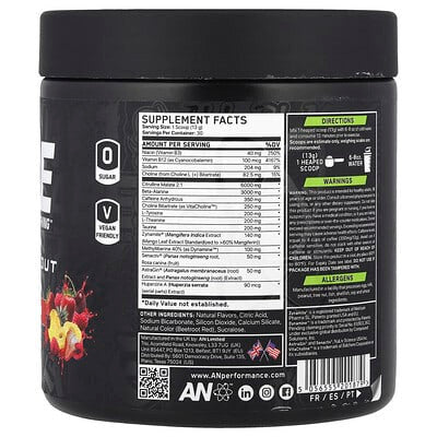 An Applied Nutrition Abe Ultimate Pre Work 30 Porciones Red Hawaiian