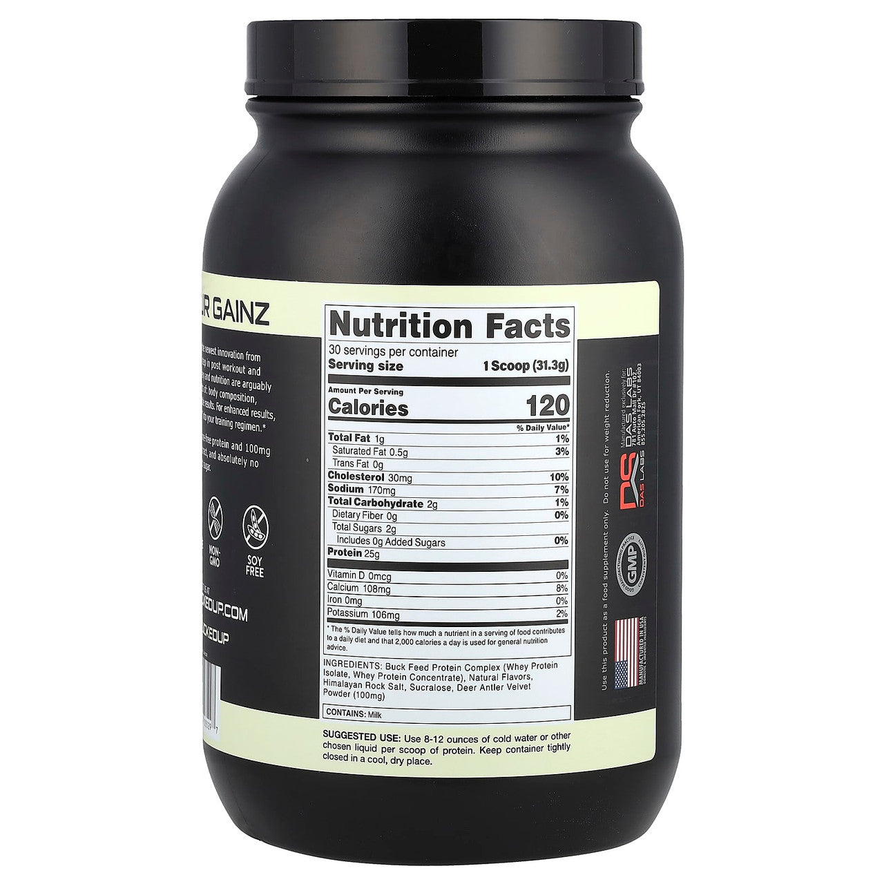 Bucked Up Aislado Protein 4 96 Libras Vainilla