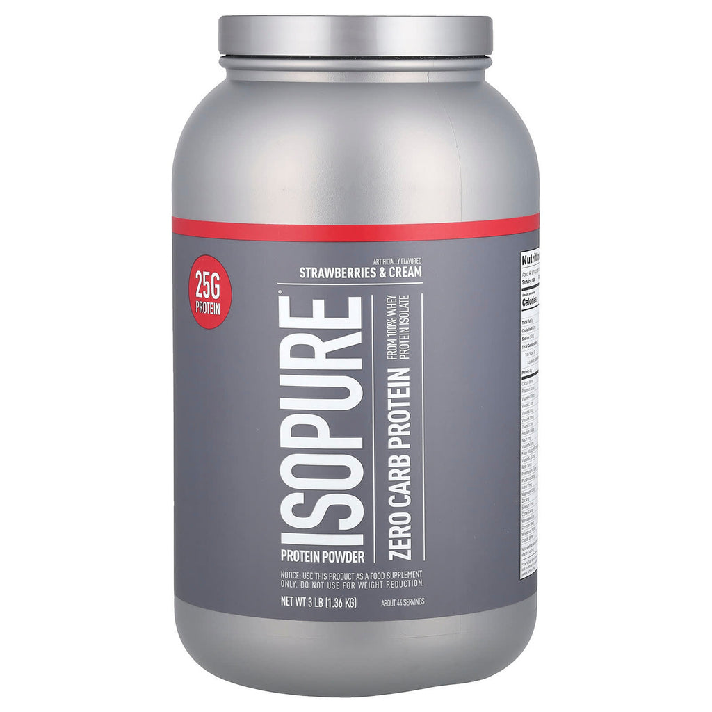 Nb Isopure Zero Carb 3 lb Strawberries