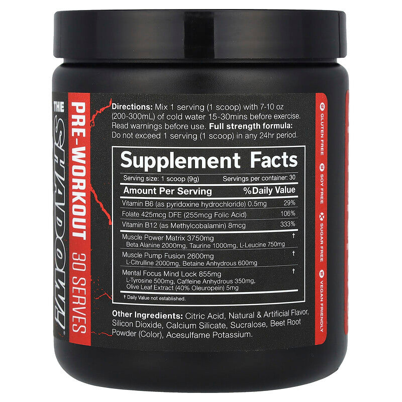 Kaged Pre - Entreno Kaged 20 Porciones Fruit Punch Estimulante Free