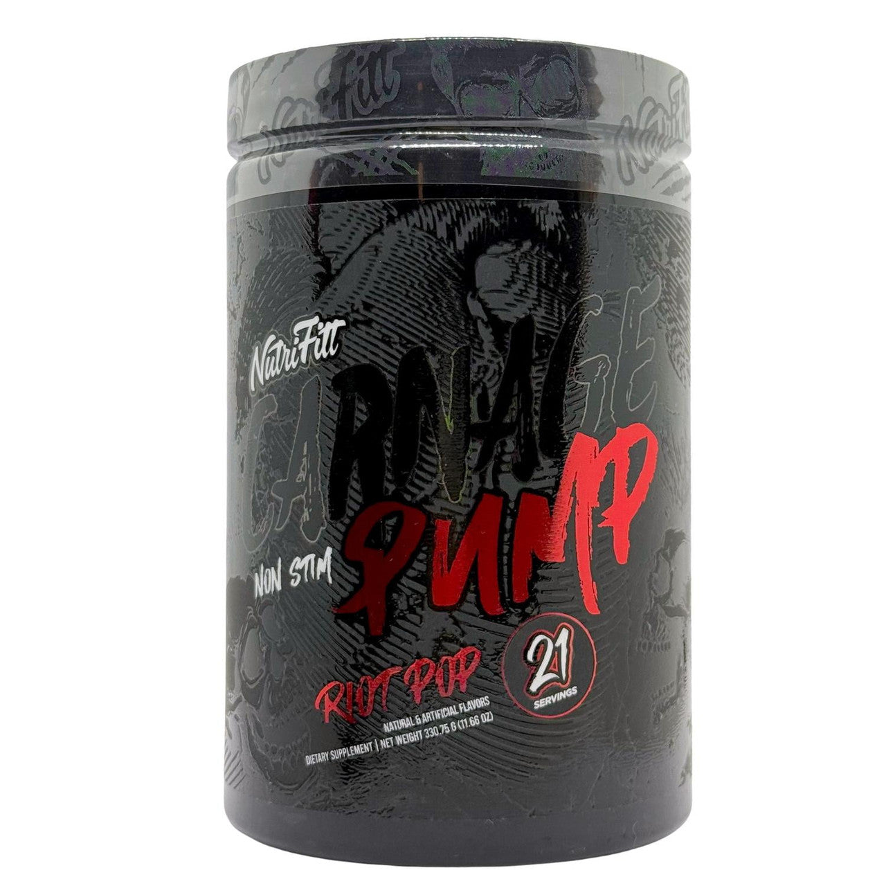 Nutrifitt Carnage Pump Non Estimulante 21 Porciones Riot Pop