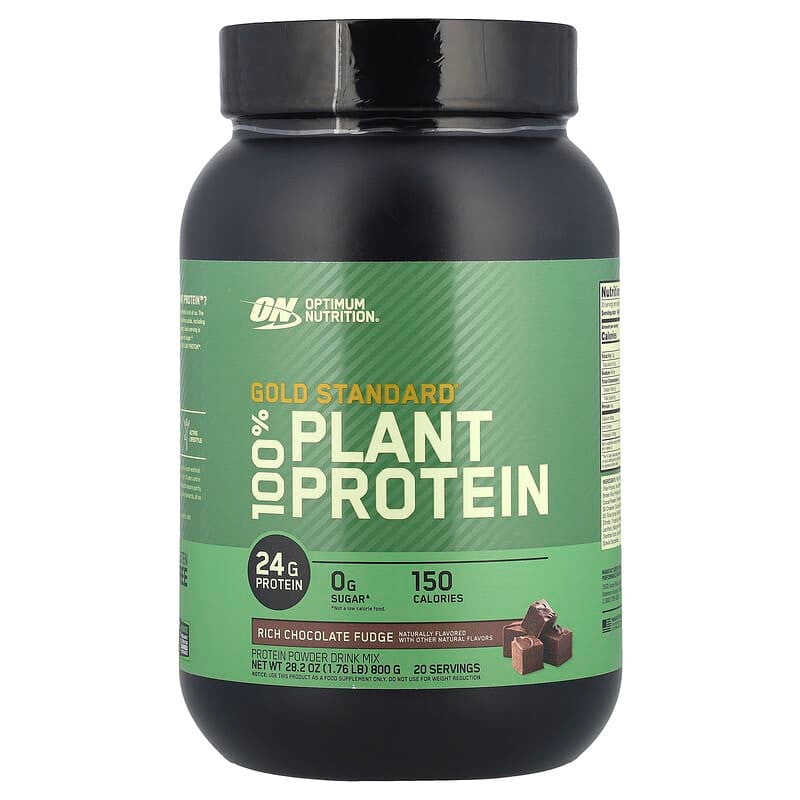 Optimum Nutrition 100 Gold Std Plant Protein Bote 1 76 lb Chocolate