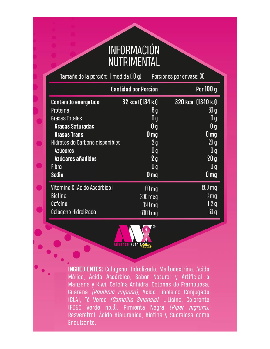 Advance Colageno Ella Naturals Astrion Paleta Pop 450 Gr