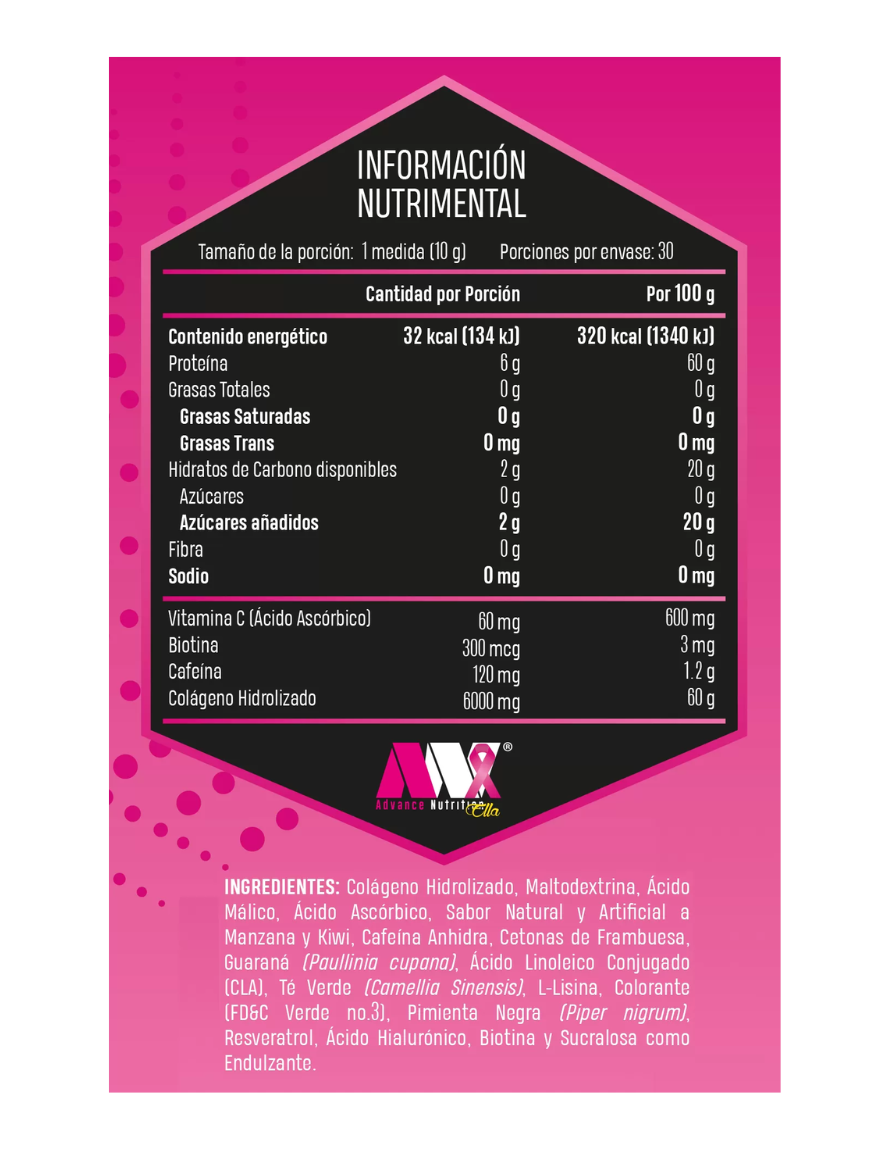 Advance Colageno Ella Naturals Astrion Paleta Pop 450 Gr