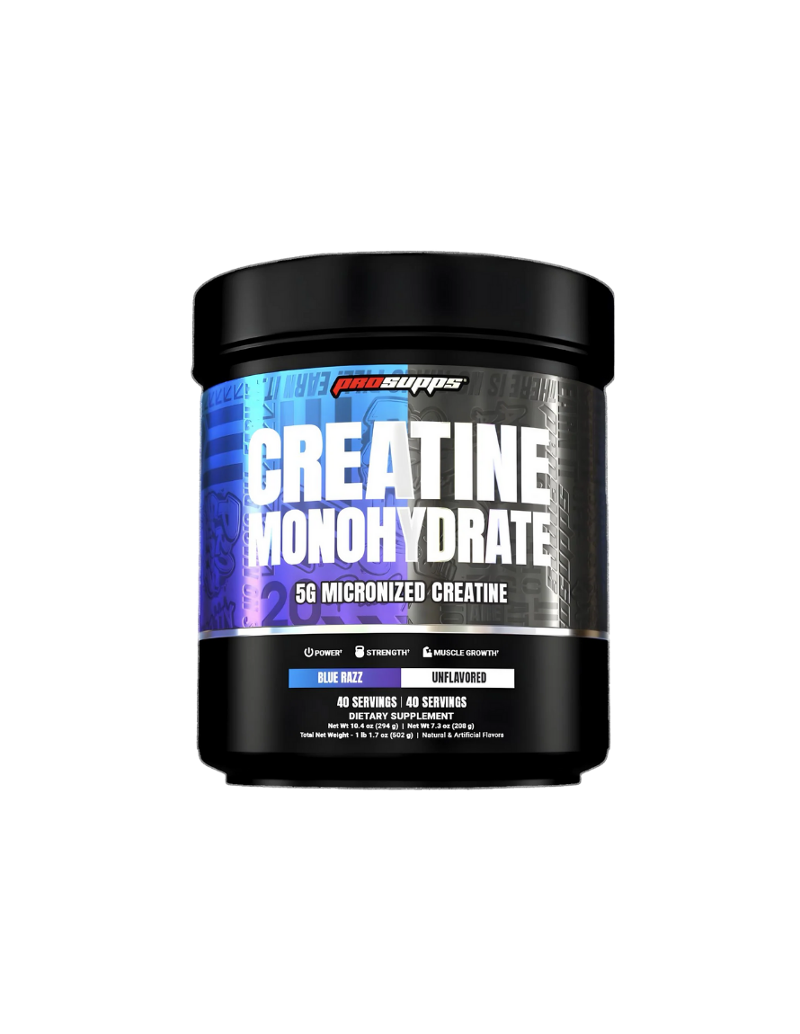 Prosupps Creatine Dual Flavor 40 Porciones sin Sabor Blue Raz
