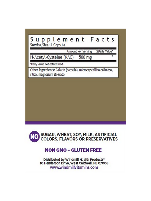 Whp Nac N Acetyl Cysteine 500Mg 100 Cápsulas