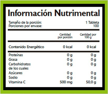 Bhp Ng Vitamina C 100 Tabletas