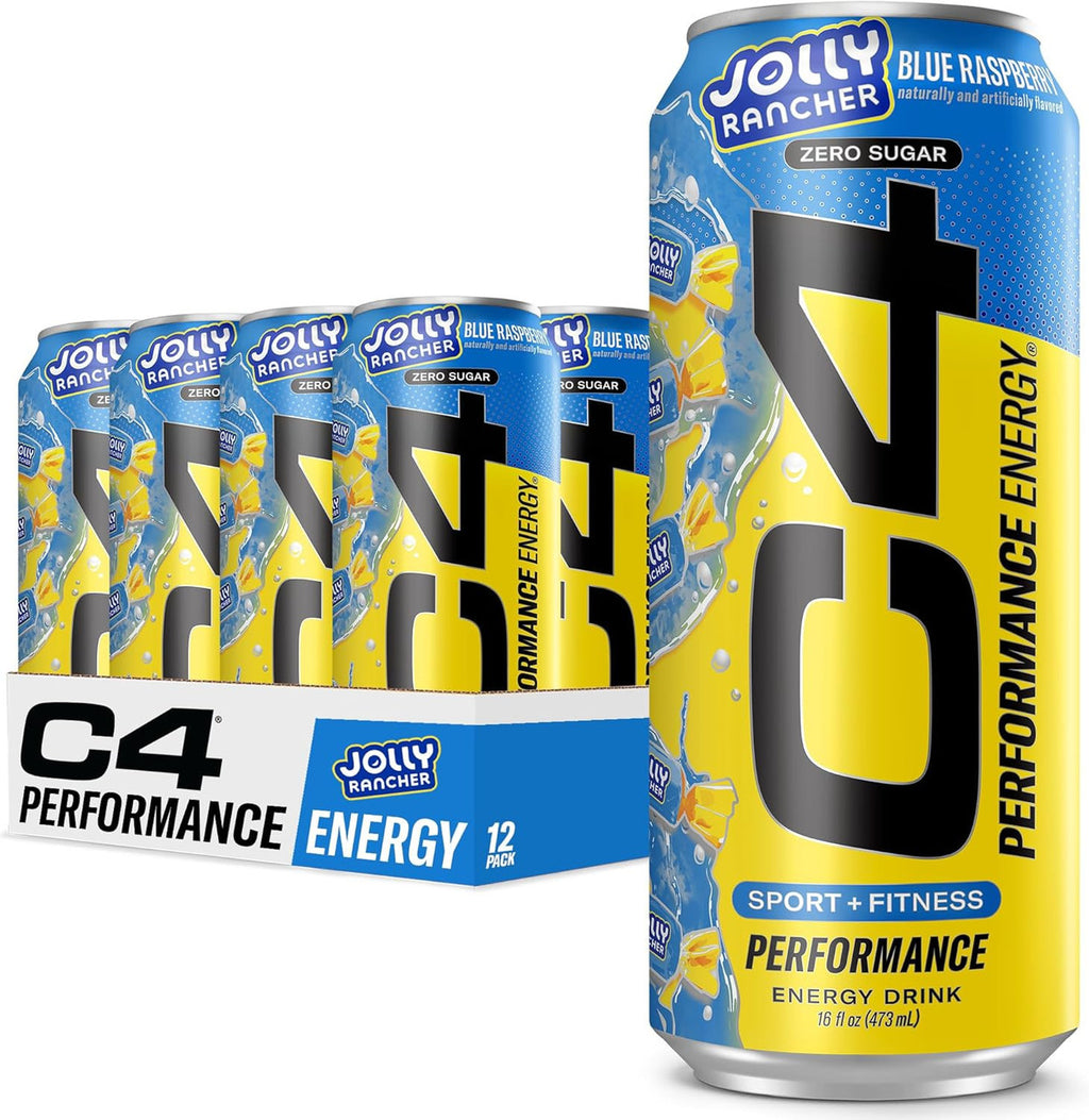 Cellucor C4 Energy Carbonatada 16Oz 1pz Blue Razz Jolly Rancher