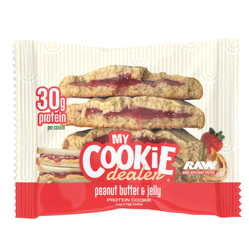 Raw My Cookie Dealer 63 Grs 12 Paquete Peanut Butter Jelly