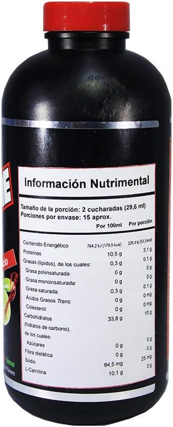 Nutrex Research Liquid L Carnitine 3000 16 Onzas Cherry Lime