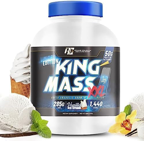 Ronnie King Mass Xxl 6 Libras Vainilla Ice Cream