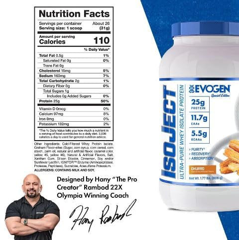 Evogen Isoject 4 Libras Churro Int