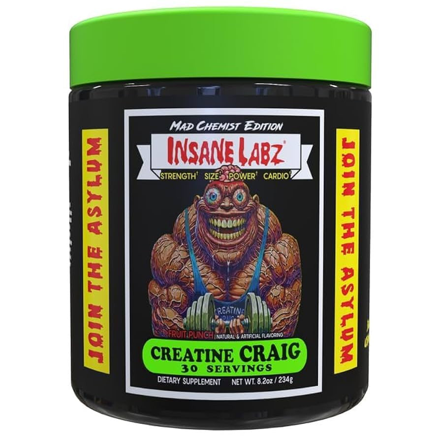 Insane Labz Insane Creatine Craig 30 Porciones Fruit Punch