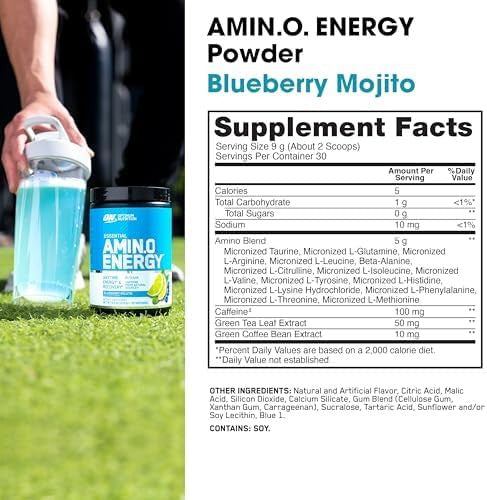 Optimum Nutrition Amino Energy 270 Grs Blueberry Mojito