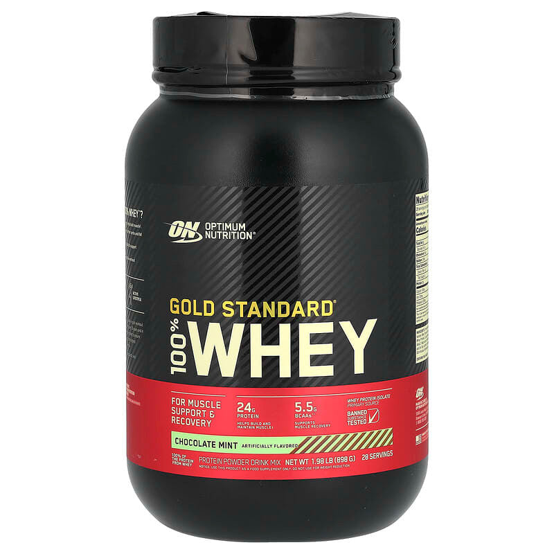 Optimum Nutrition 100 Whey Gold Std 2 Libras Chocolate Mint