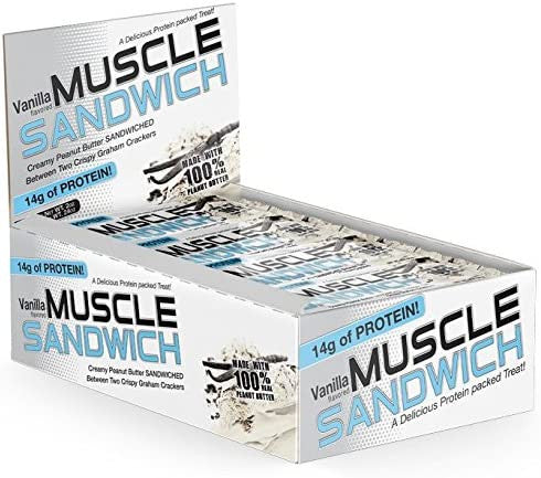 Mf Muscle Sandwich Vainilla 12 Bars