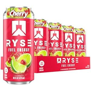 Ryse Fuel Drink 16 Onzas 12 Paquete Cherry Limeade
