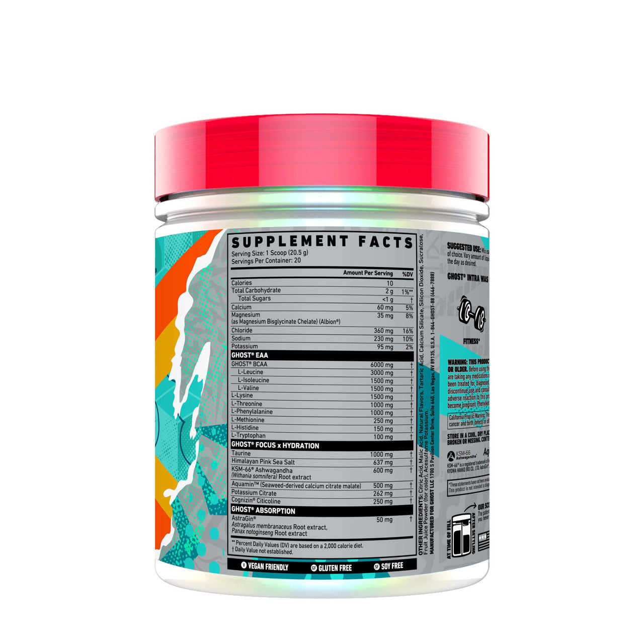 Ghost Intra 20 Porciones Iced Tea Lemonade