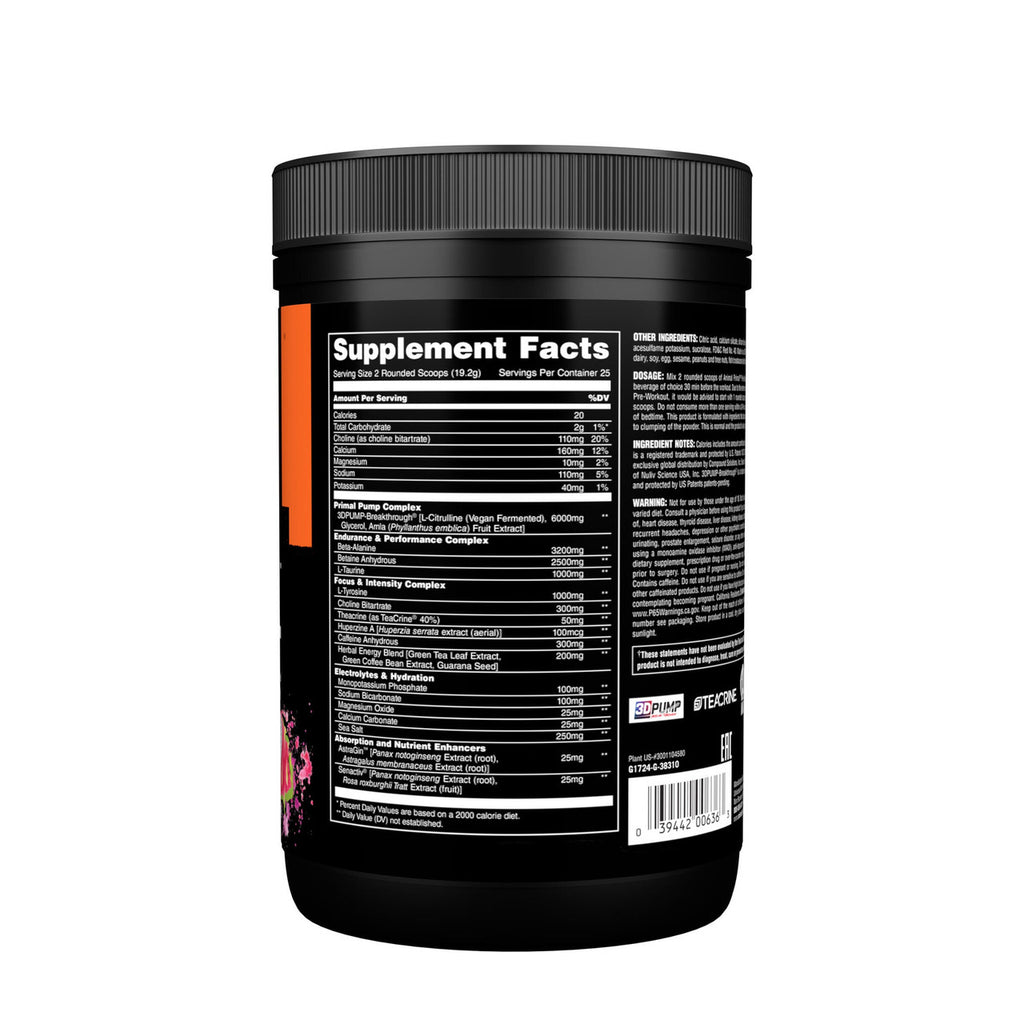 Universal Animal Primal Powder 25 Porciones Dragon Berry